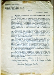 Modelo para la reclamación de recibos pendientes de la Hermandad de Pasión (1934)